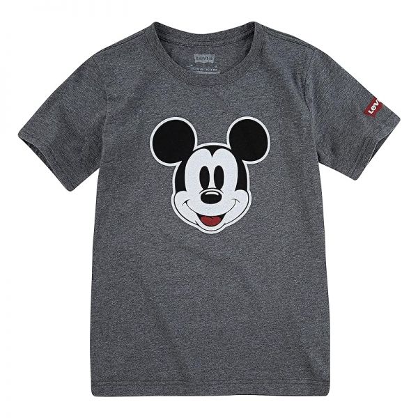 키즈 리바이스 Levi&#039;s x Disney Mickey Mouse 티셔츠 - Charcoal 헤더 8851335